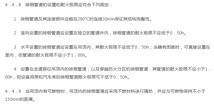 吊頂內(nèi)排煙通風(fēng)風(fēng)管保溫要求