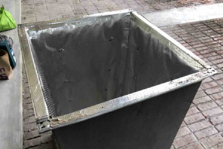 帶穿孔鋁箔的玻璃棉